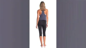 Pink Lotus Movement Charged Yoga Capris | SwimOutlet.com