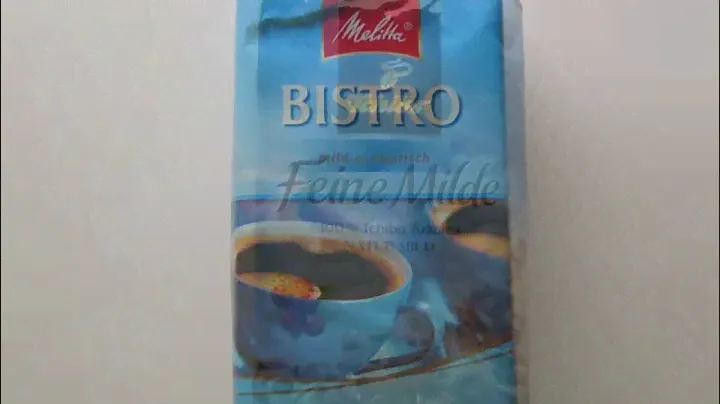 Melitta Kaffee Bistro & Tchibo Feine Milde Ganze Bohnen