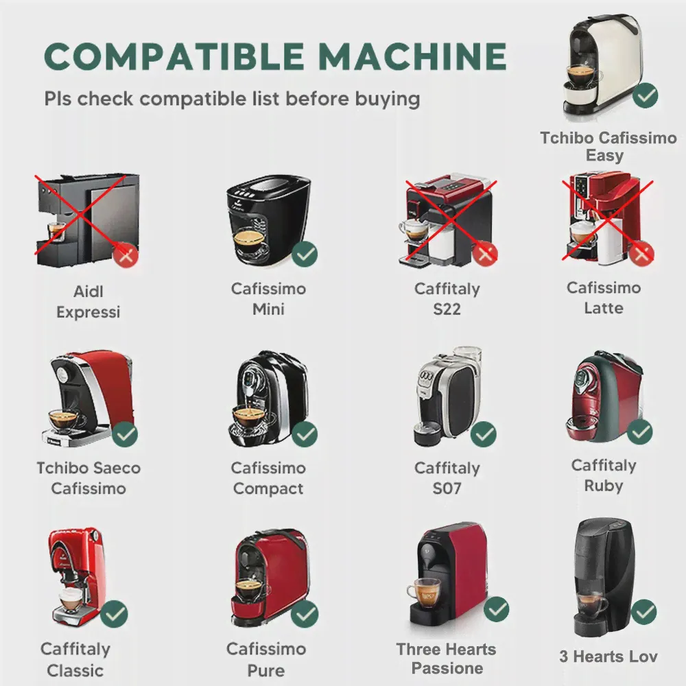 Многоразовые капсулы для кофе капсулы для Tchibo Cafissimo Easy Caffitaly Machine 3 Hearts Lov пассион Кофеварка K fee фильтры для кофе (art.: 3920b9a0bfa07)-2