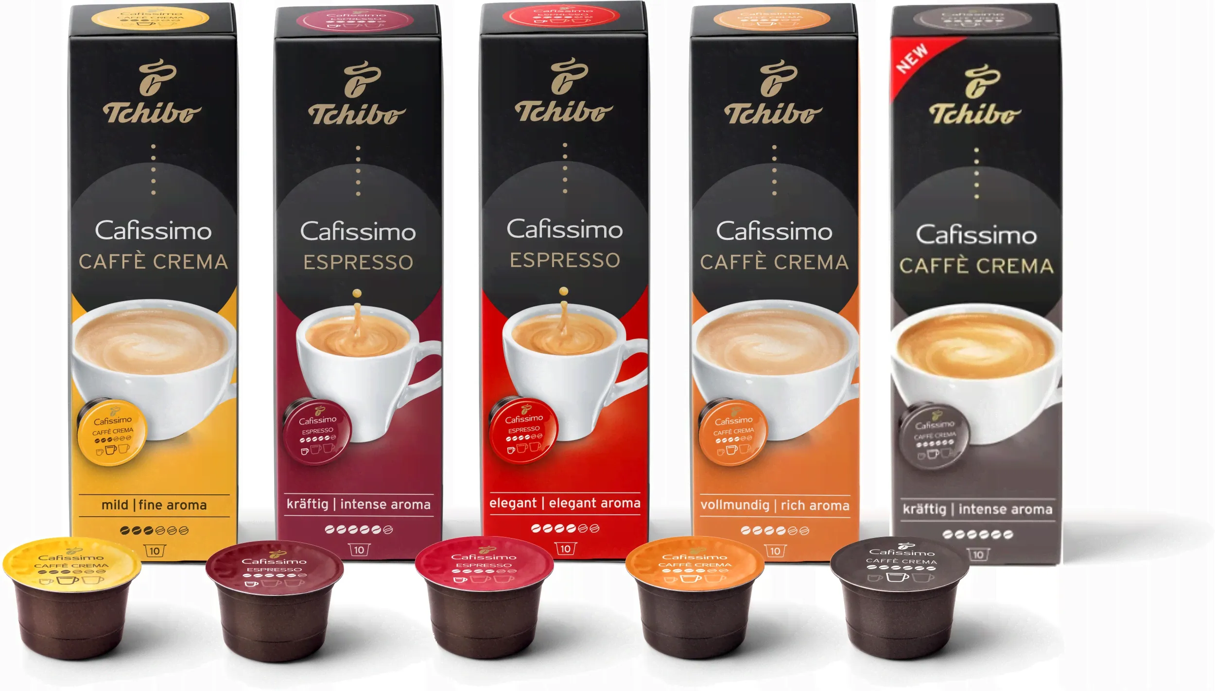 КАПСУЛЫ TCHIBO CAFISSIMO кофе 5х10-0