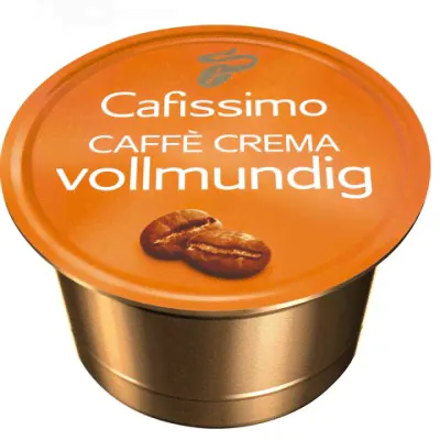 Капсулы для кофемашин TCHIBO Cafissimo Caffe Crema Vollmundig, натуральный кофе, 10 штук * 8 г