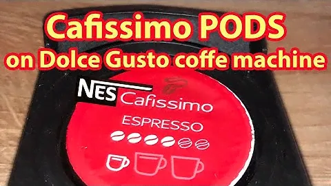 NesCafissimo: Cafissimo pods on Dolce Gusto coffe machine