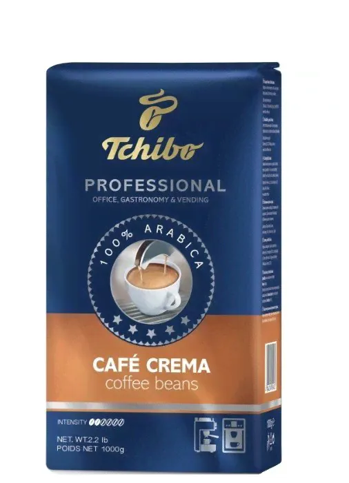Кофе в зернах Tchibo Professional Caffe Crema, арабика, 1 кг-0