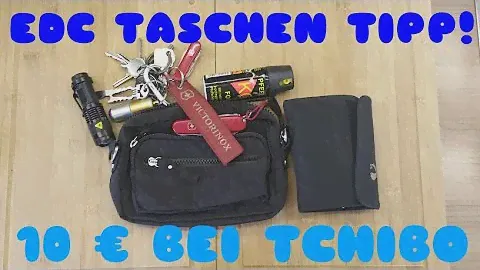 ✔EDC TASCHEN TIPP FÜR 10 EURO BEI TCHIBO ☆ DISCOUNT EDC POUCH ☆