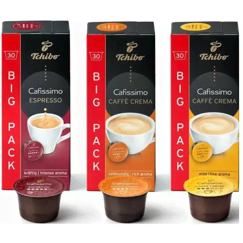 Кофе в капсулах Tchibo Cafissimo набор 90 капсул-0