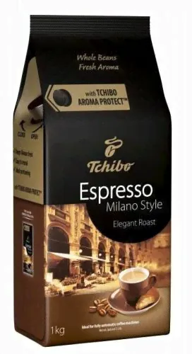 Кофе в зернах Tchibo Espresso Milano Style, 1 кг