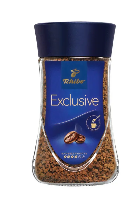 Кофе Tchibo Exclusive натуральный растворимый сублимированный, 190г-0