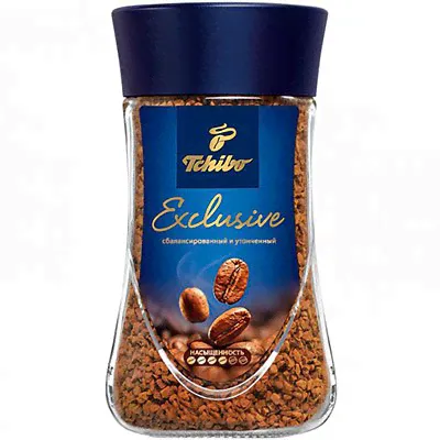 Кофе Tchibo / Чибо Exclusive растворимый ст. (190гр)