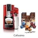 Кофе в капсулах и в подушечках Tchibo Saeco Cafissimo Latte Kaffeemaschine inkl. 90 Kapseln, Rosso