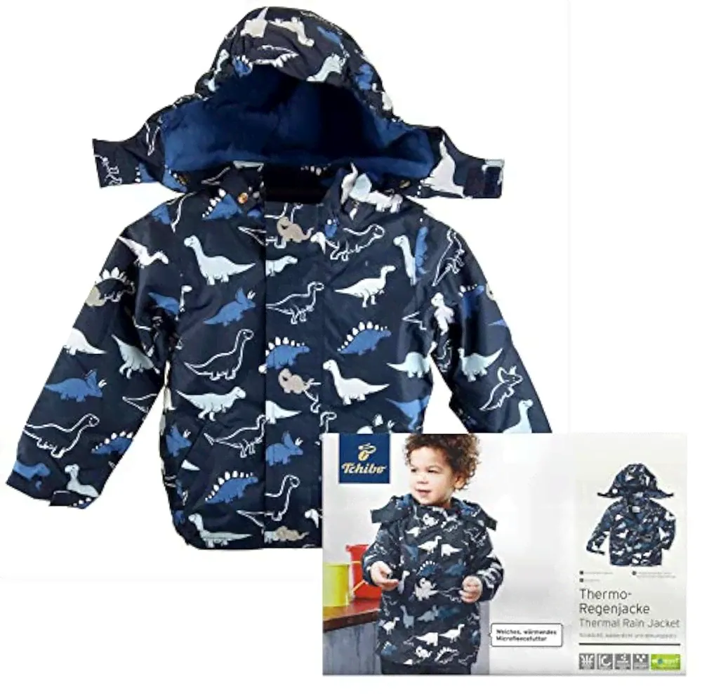 Дождевики Tchibo TCM Jungen Thermo Regenjacke Dino (122/128)