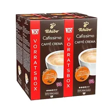 Кофе в капсулах и в подушечках Tchibo Cafissimo Caffè Crema vollmundig Kapseln, 120 Stück (4 x 30 Kapseln)
