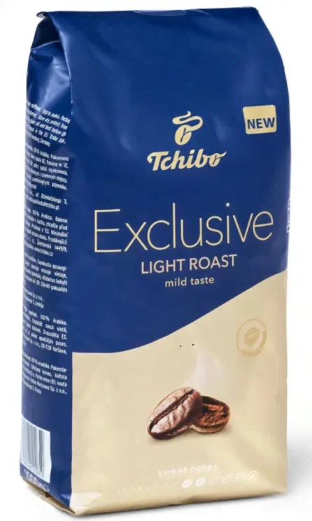 Tchibo Exclusive Light Roast 1 кг кофе в зернах